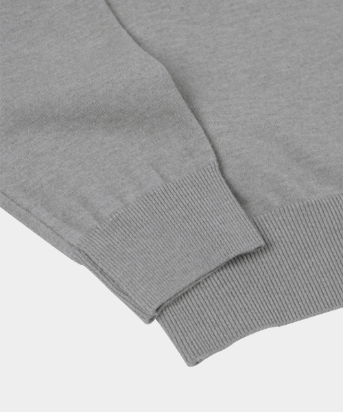 BIRBANTE(ビルバンテ)の「ソフトウォッシャブルラインカラーニット - グレー(ニット/セーター・メンズ・グレー・SMALL/MEDIUM/LARGE/X-LARGE)」の6枚目の写真