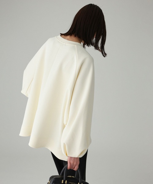 BABYLONE（バビロン）の「ダンボールプルオーバー（Tシャツ/カットソー・レディース・アイボリー/ブラック・フリー）」の12枚目の写真