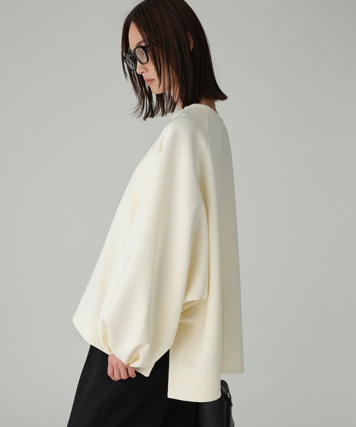 BABYLONE（バビロン）の「ダンボールプルオーバー（Tシャツ/カットソー・レディース・アイボリー/ブラック・フリー）」の11枚目の写真