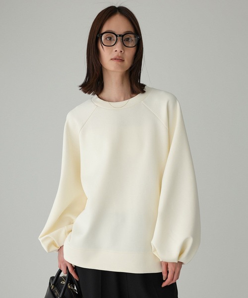 BABYLONE（バビロン）の「ダンボールプルオーバー（Tシャツ/カットソー・レディース・アイボリー/ブラック・フリー）」の10枚目の写真