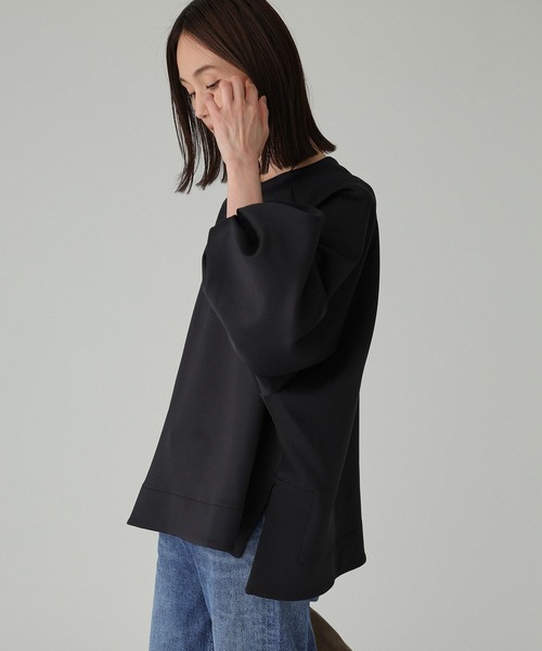 BABYLONE（バビロン）の「ダンボールプルオーバー（Tシャツ/カットソー・レディース・アイボリー/ブラック・フリー）」の3枚目の写真