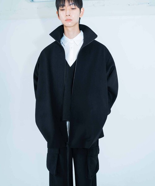 Bshop（ビショップ）の「eunoia | ブークレー ニットプルオーバー MEN（ニット/セーター・メンズ・ブラック・M）」の2枚目の写真