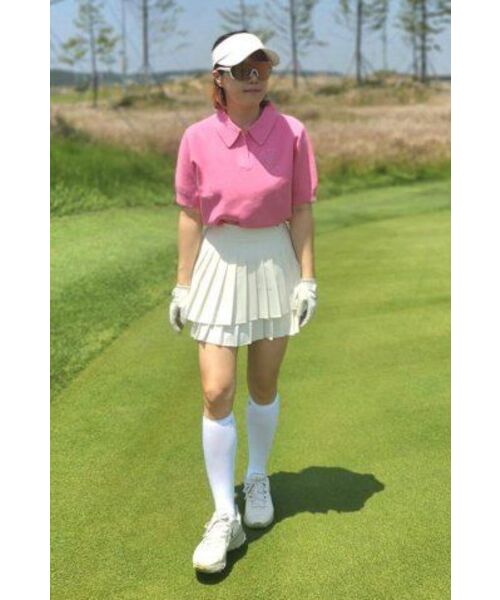 LORDLOAR(ロードロアル)の「シグニチャーカラー半袖ニット PINK(ニット/セーター・レディース・その他・SMALL/MEDIUM/LARGE)」の6枚目の写真