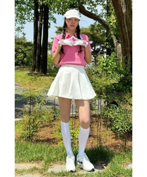 LORDLOAR(ロードロアル)の「シグニチャーカラー半袖ニット PINK(ニット/セーター・レディース・その他・SMALL/MEDIUM/LARGE)」の10枚目の写真