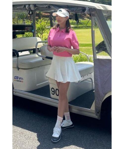 LORDLOAR(ロードロアル)の「シグニチャーカラー半袖ニット PINK(ニット/セーター・レディース・その他・SMALL/MEDIUM/LARGE)」の15枚目の写真
