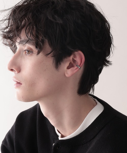 RAGEBLUE（レイジブルー）の「Stainless Ear Cuff /ステンレスイヤ－カフ（イヤーカフ・メンズ・シルバー系その他2/シルバー系その他・FREE）」の13枚目の写真