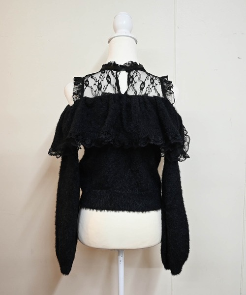 MA*RS(アメーバーマーズ)の「クロスチャーム付きオフショルニット(ニット/セーター・レディース・ホワイト/グレー/ブラック・FREE)」の16枚目の写真