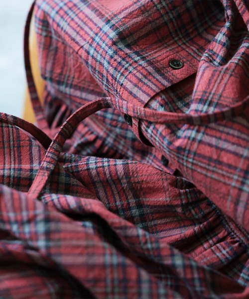 赤ずきんなチェックワンピース（ワンピース）｜soulberry（ソウル