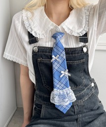 SOLLON.（ソルロン）の「チェックネクタイネックレス（ネクタイ）」