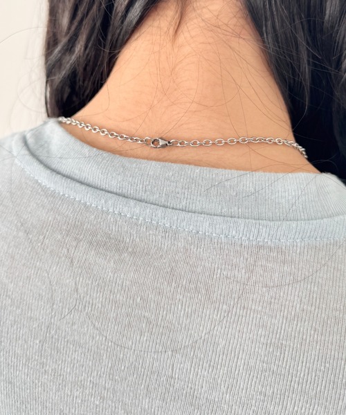 SOLLON.（ソルロン）の「チェックネクタイネックレス（ネクタイ・レディース・ブルー/グレー/ブラウン・FREE）」の18枚目の写真