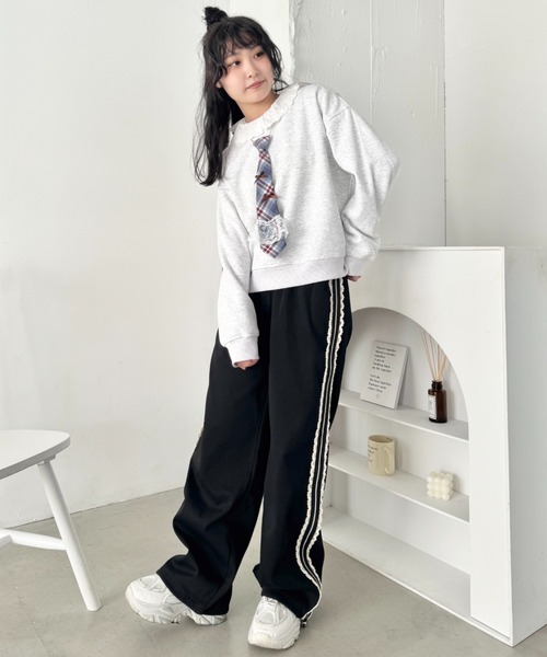 SOLLON.（ソルロン）の「チェックネクタイネックレス（ネクタイ・レディース・ブルー/グレー/ブラウン・FREE）」の9枚目の写真