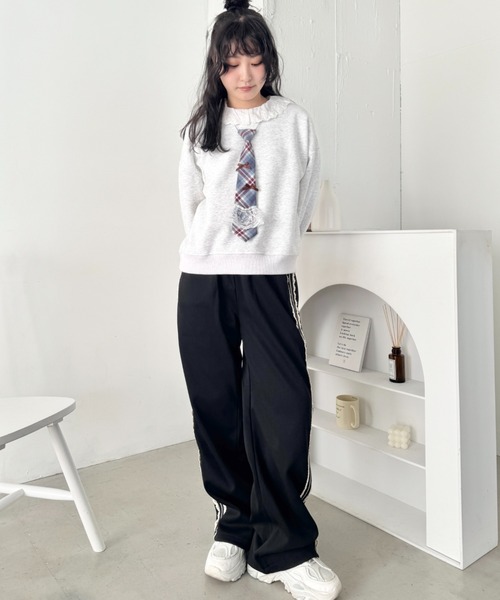 SOLLON.（ソルロン）の「チェックネクタイネックレス（ネクタイ・レディース・ブルー/グレー/ブラウン・FREE）」の10枚目の写真