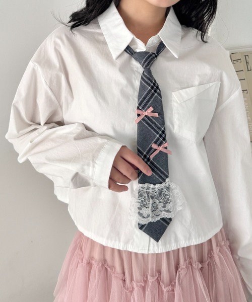 SOLLON.（ソルロン）の「チェックネクタイネックレス（ネクタイ・レディース・ブルー/グレー/ブラウン・FREE）」の21枚目の写真