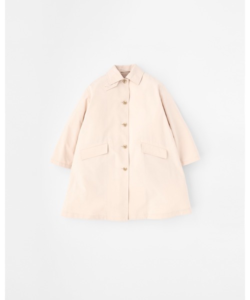 Traditional Weatherwear（トラディショナルウェザーウェア）の「LINTON（ステンカラーコート・レディース・ベージュ系その他/ネイビー・32/34）」の2枚目の写真