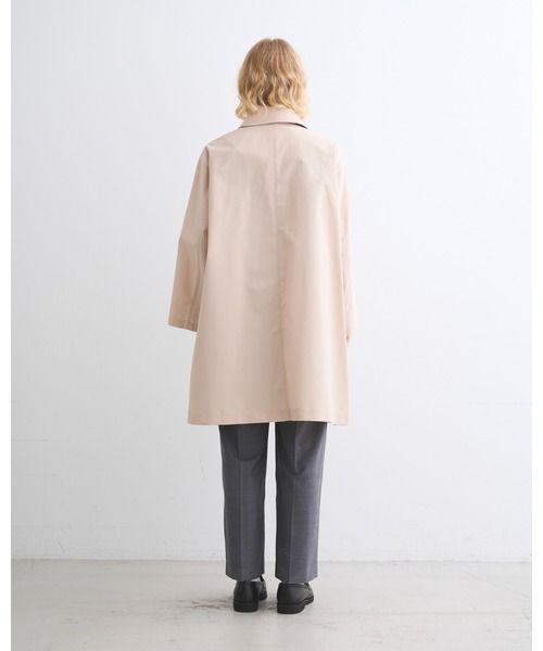 Traditional Weatherwear(トラディショナルウェザーウェア)の「LINTON(ステンカラーコート・レディース・ベージュ系その他/ネイビー・32/34)」の7枚目の写真