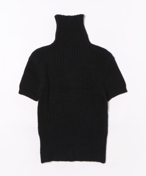 Narcissus（ナルシス）の「半袖タートルニット/リブニット（ニット/セーター・レディース・ブラック/グレー・FREE）」の16枚目の写真