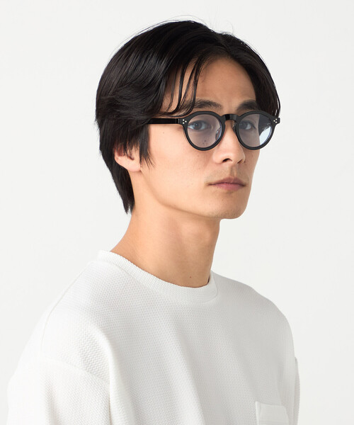 COMME CA ISM（コムサイズム）の「フラットレンズ クラウンパント型 サングラス（サングラス・メンズ・ベージュ/ブルー/ブラック・FREE）」の3枚目の写真