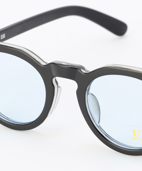 COMME CA ISM（コムサイズム）の「フラットレンズ クラウンパント型 サングラス（サングラス・メンズ・ベージュ/ブルー/ブラック・FREE）」の7枚目の写真