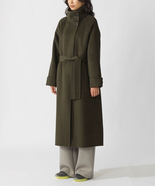 ECOALF（エコアルフ）の「LORA ウールコート / LORA JACKET WOMAN（チェスターコート・レディース・ネイビー/グリーン系その他5・FREE）」の10枚目の写真