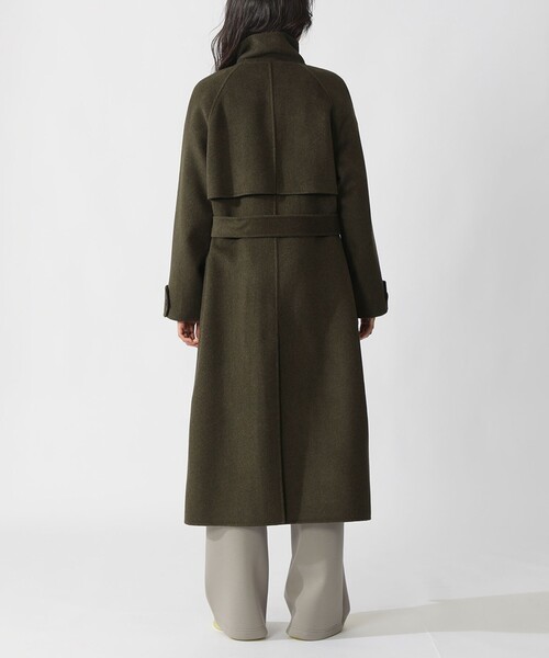 ECOALF（エコアルフ）の「LORA ウールコート / LORA JACKET WOMAN（チェスターコート・レディース・ネイビー/グリーン系その他5・FREE）」の11枚目の写真