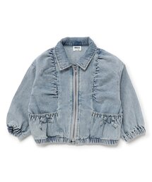 BREEZE | リボンデニムジャケット_ジュニア対応(デニムジャケット)