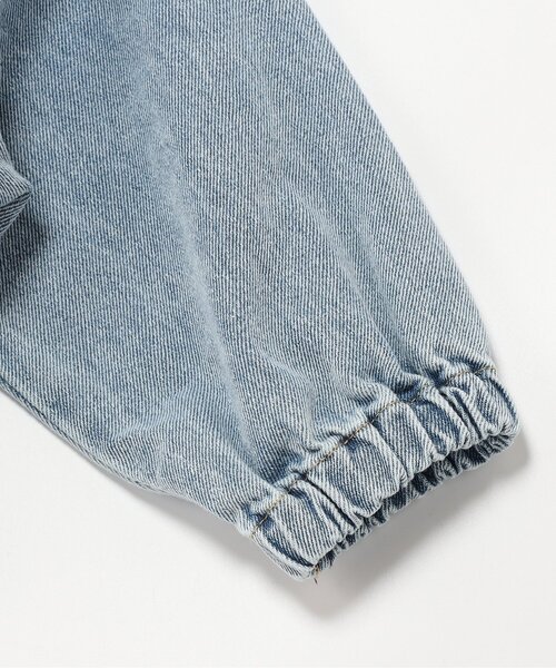 BREEZE（ブリーズ）の「リボンデニムジャケット_ジュニア対応（デニムジャケット・キッズ・サックスブルー・140/130/120/110/100/90/80）」の4枚目の写真