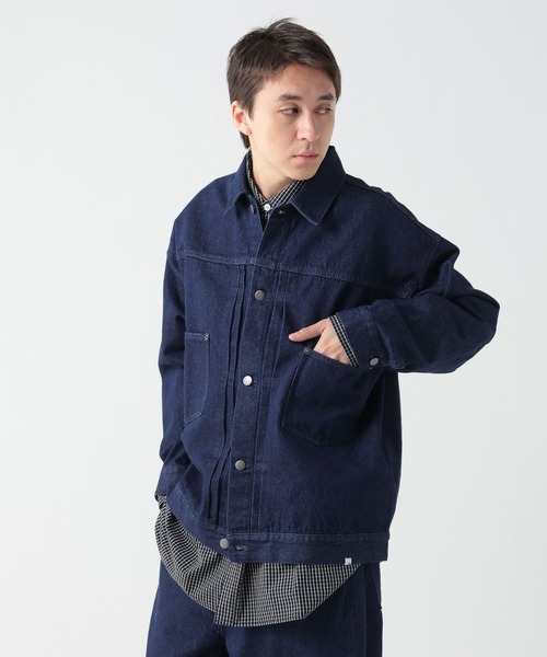 GEORGE'S（ジョージズ）の「デニムジャケット（デニムジャケット・メンズ・ブルー/ブラック・LARGE/MEDIUM）」の19枚目の写真