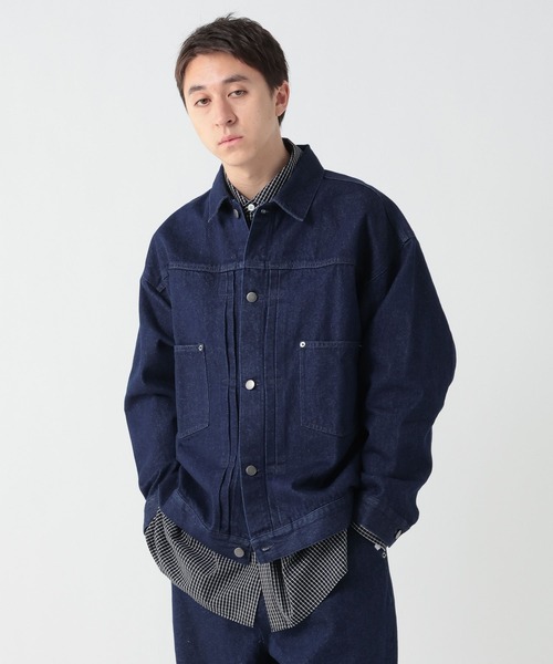 GEORGE'S（ジョージズ）の「デニムジャケット（デニムジャケット・メンズ・ブルー/ブラック・LARGE/MEDIUM）」の22枚目の写真
