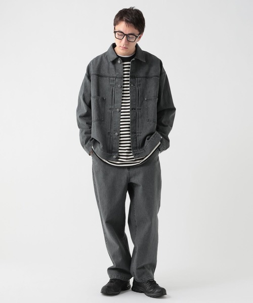 GEORGE'S（ジョージズ）の「デニムジャケット（デニムジャケット・メンズ・ブルー/ブラック・LARGE/MEDIUM）」の3枚目の写真