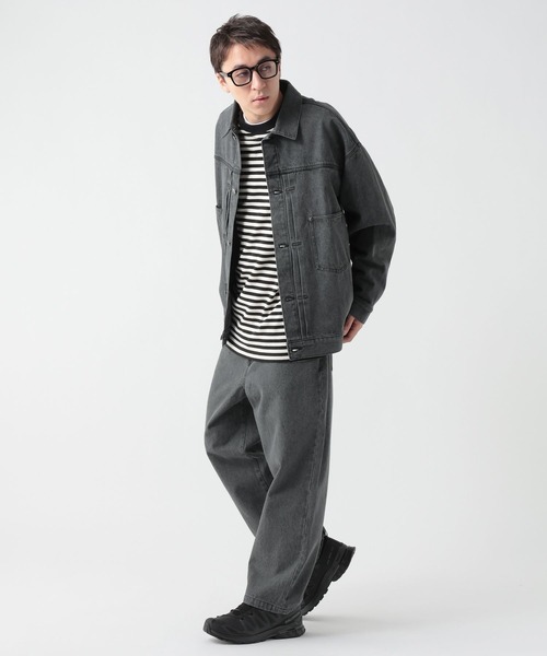 GEORGE'S（ジョージズ）の「デニムジャケット（デニムジャケット・メンズ・ブルー/ブラック・LARGE/MEDIUM）」の5枚目の写真