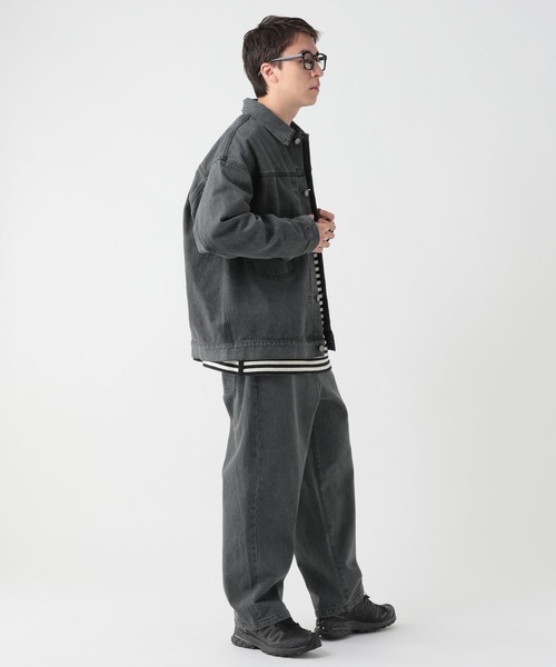 GEORGE'S（ジョージズ）の「デニムジャケット（デニムジャケット・メンズ・ブルー/ブラック・LARGE/MEDIUM）」の6枚目の写真