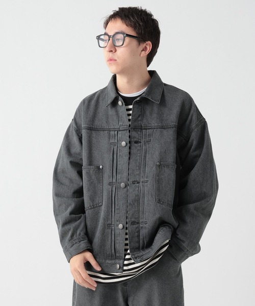 GEORGE'S（ジョージズ）の「デニムジャケット（デニムジャケット・メンズ・ブルー/ブラック・LARGE/MEDIUM）」の10枚目の写真