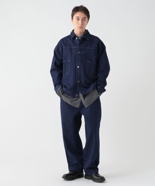 GEORGE'S（ジョージズ）の「デニムジャケット（デニムジャケット・メンズ・ブルー/ブラック・LARGE/MEDIUM）」の15枚目の写真