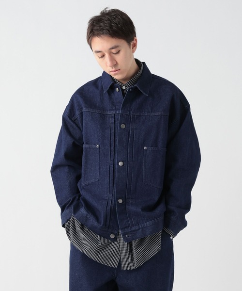 GEORGE'S（ジョージズ）の「デニムジャケット（デニムジャケット・メンズ・ブルー/ブラック・LARGE/MEDIUM）」の21枚目の写真
