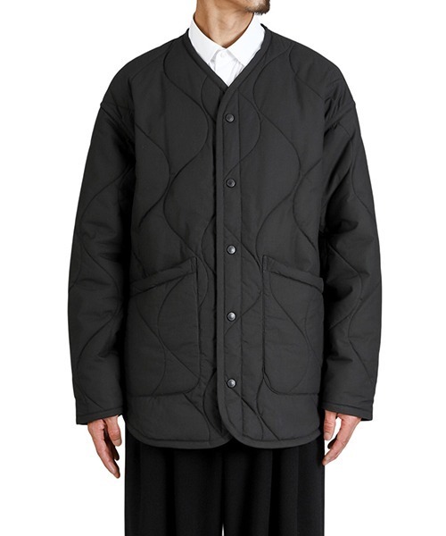 LAVENHAM（ラベンハム）の「LAVENHAM / ラベンハム：【別注】 QUILT LINER JACKET MENS：ONLYARK-1-2513[MUS]（その他アウター・メンズ・ブラック/カーキ・M/L）」の12枚目の写真