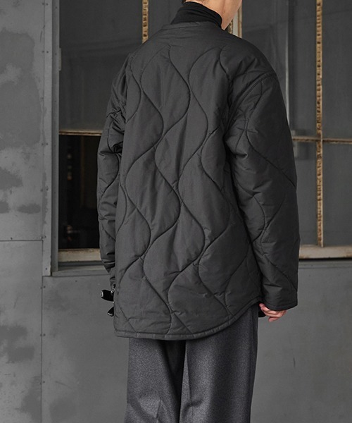 LAVENHAM（ラベンハム）の「LAVENHAM / ラベンハム：【別注】 QUILT LINER JACKET MENS：ONLYARK-1-2513[MUS]（その他アウター・メンズ・ブラック/カーキ・M/L）」の3枚目の写真
