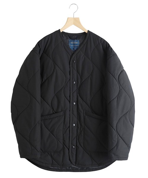 LAVENHAM（ラベンハム）の「LAVENHAM / ラベンハム：【別注】 QUILT LINER JACKET MENS：ONLYARK-1-2513[MUS]（その他アウター・メンズ・ブラック/カーキ・M/L）」の5枚目の写真