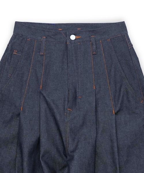 SHINYAKOZUKA（シンヤコヅカ）の「【SHINYAKOZUKA】 ORDINARY CITY BAGGY（デニムパンツ・メンズ・インディゴブルー/ブラック・SMALL/X-SMALL）」の5枚目の写真