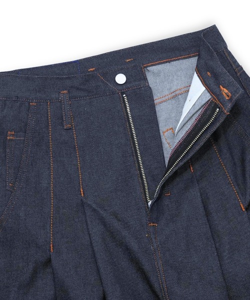 SHINYAKOZUKA（シンヤコヅカ）の「【SHINYAKOZUKA】 ORDINARY CITY BAGGY（デニムパンツ・メンズ・インディゴブルー/ブラック・SMALL/X-SMALL）」の6枚目の写真