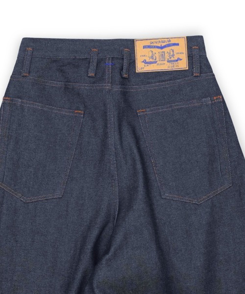 SHINYAKOZUKA（シンヤコヅカ）の「【SHINYAKOZUKA】 ORDINARY CITY BAGGY（デニムパンツ・メンズ・インディゴブルー/ブラック・SMALL/X-SMALL）」の8枚目の写真