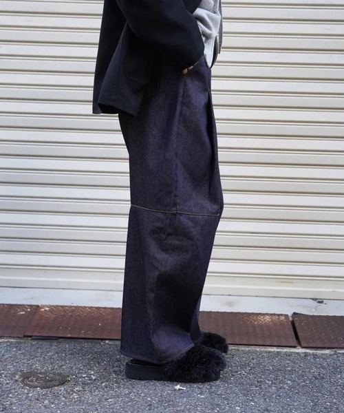 SHINYAKOZUKA（シンヤコヅカ）の「【SHINYAKOZUKA】 ORDINARY CITY BAGGY（デニムパンツ・メンズ・インディゴブルー/ブラック・SMALL/X-SMALL）」の10枚目の写真