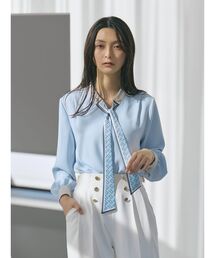 TONAL（トーナル）の「スカーフタイドッキングブラウス（シャツ/ブラウス）」