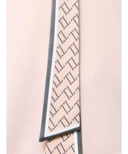 TONAL（トーナル）の「スカーフタイドッキングブラウス（シャツ/ブラウス・レディース・ライトブルー/ネイビー/ピンク/グレー/オフホワイト・MEDIUM）」の18枚目の写真