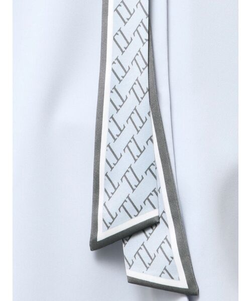 TONAL（トーナル）の「スカーフタイドッキングブラウス（シャツ/ブラウス・レディース・ライトブルー/ネイビー/ピンク/グレー/オフホワイト・MEDIUM）」の19枚目の写真