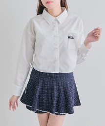 OLIVE des OLIVE | タグ付きショートシャツ(シャツ/ブラウス)