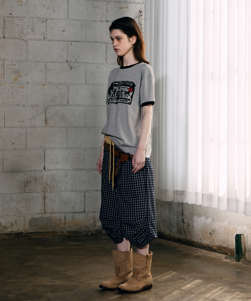 THEVINYLHOUSE(ザバイニルハウス)の「スリークォーターチェックパンツ ネイビー(その他パンツ・メンズ・その他・S/M/L)」の5枚目の写真