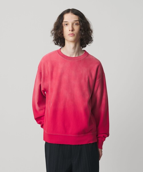 MONKEY TIME（モンキータイム）の「サンフェード フレンチテリー クルーネック スウェット（スウェット・メンズ・レッド/ブラック・XL/L/M/S）」の7枚目の写真