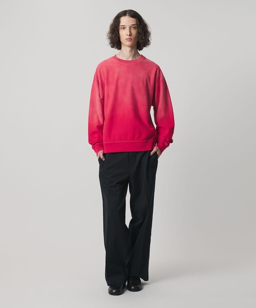 MONKEY TIME（モンキータイム）の「サンフェード フレンチテリー クルーネック スウェット（スウェット・メンズ・レッド/ブラック・XL/L/M/S）」の9枚目の写真