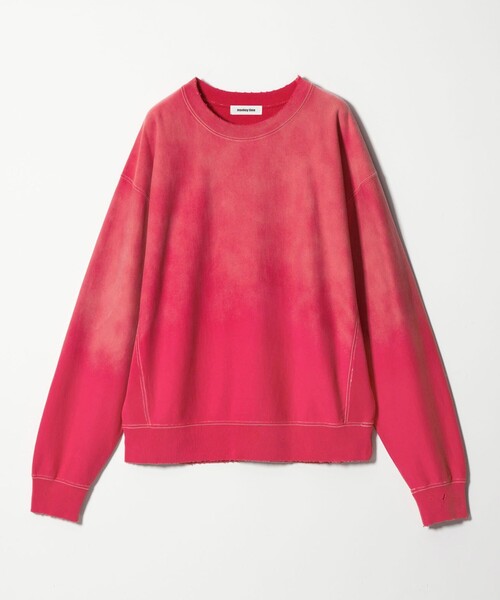 MONKEY TIME（モンキータイム）の「サンフェード フレンチテリー クルーネック スウェット（スウェット・メンズ・レッド/ブラック・XL/L/M/S）」の3枚目の写真