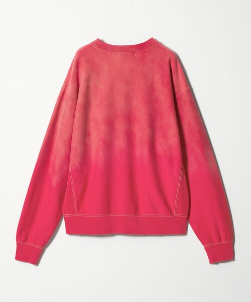 MONKEY TIME（モンキータイム）の「サンフェード フレンチテリー クルーネック スウェット（スウェット・メンズ・レッド/ブラック・XL/L/M/S）」の4枚目の写真